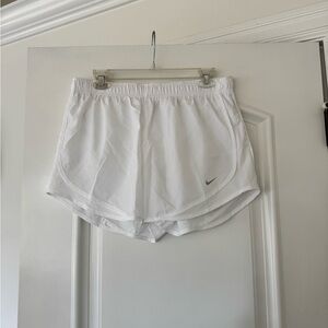 Nike white shorts
